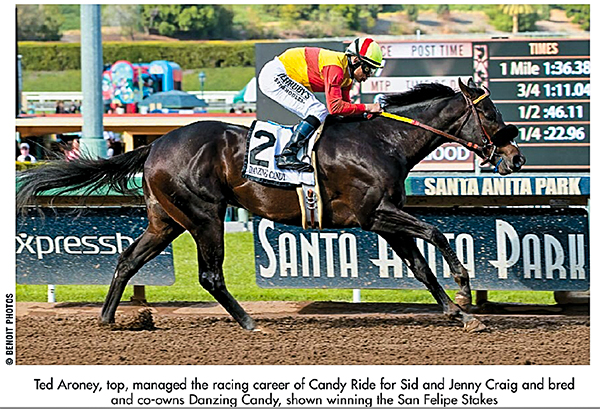 Grade 2 winner Danzing Candy (Benoit Photo)