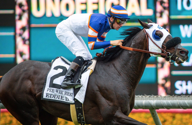 Pee Wee Reese captures the G2 Eddie D Stakes at Santa Anita - Benoit Photo